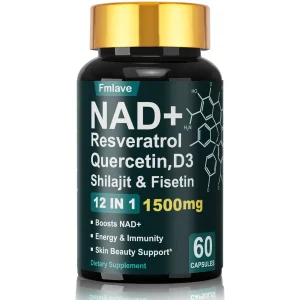 NAD+ Resveratrol, Shilajit , D3